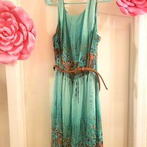 Beautiful teal dress from DB, size 18W